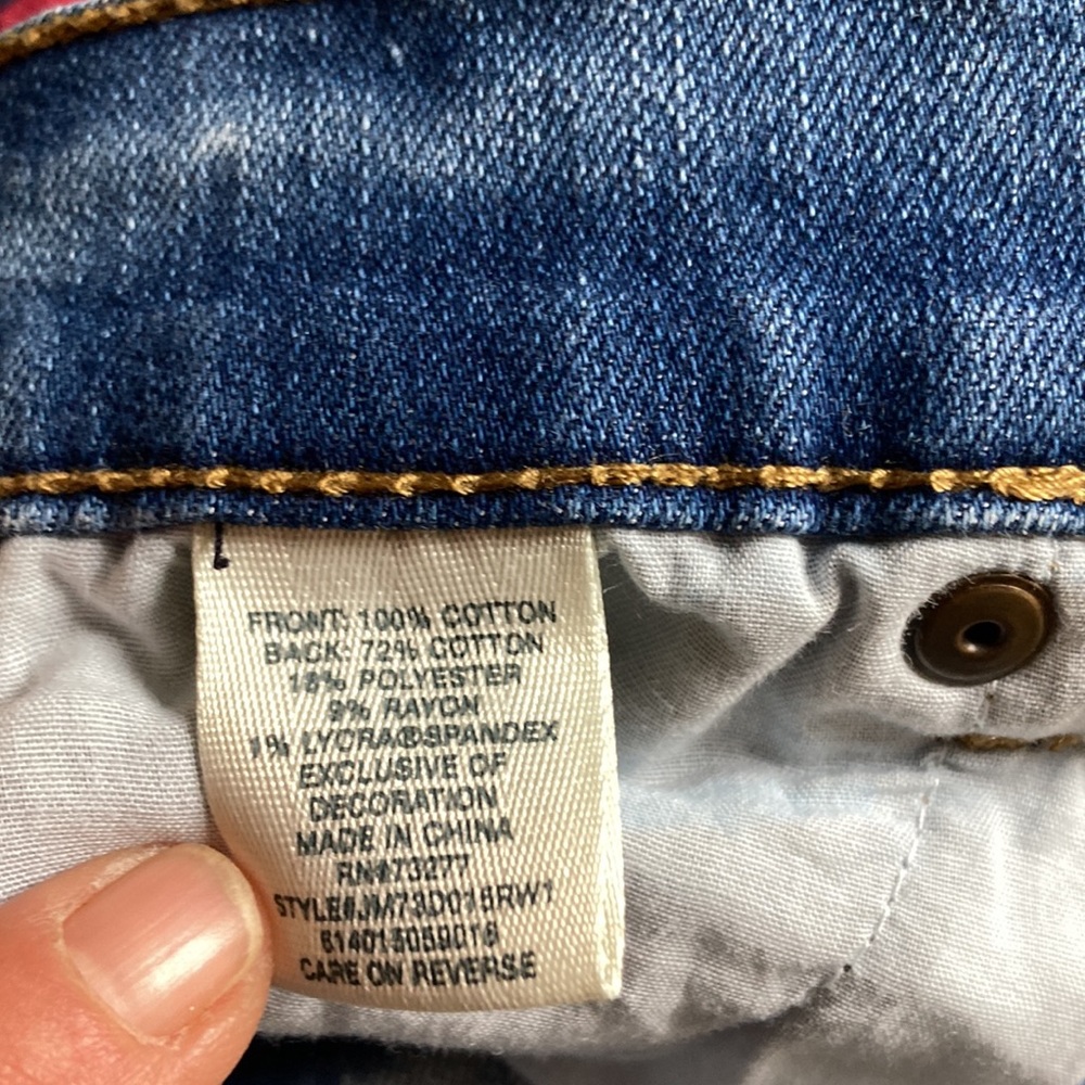 Mudd Embroidered skinny jeans 7  & Bonus - Picture 6 of 9